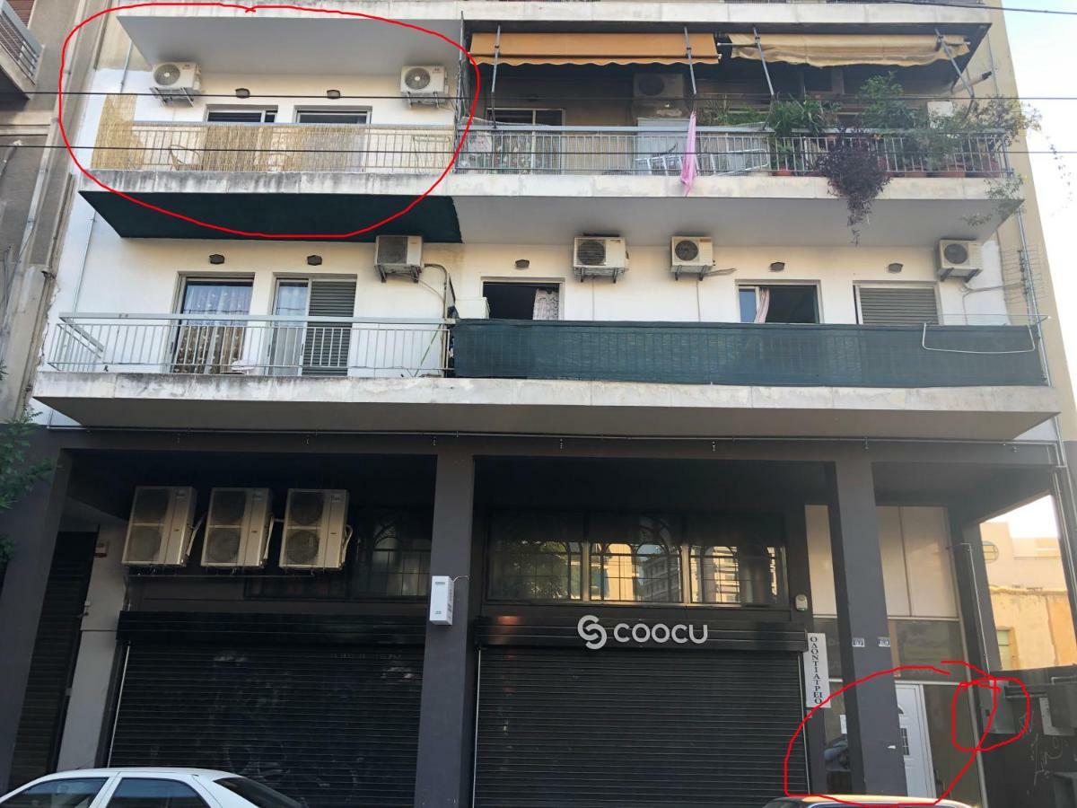 Metaxourgio Spacious Two Bedroom Apartment Athen Exterior foto